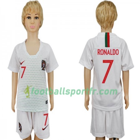 Tenue Portugal RONALDO 7 Enfant Extérieur Coupe du monde 2018 Maillot de Foot